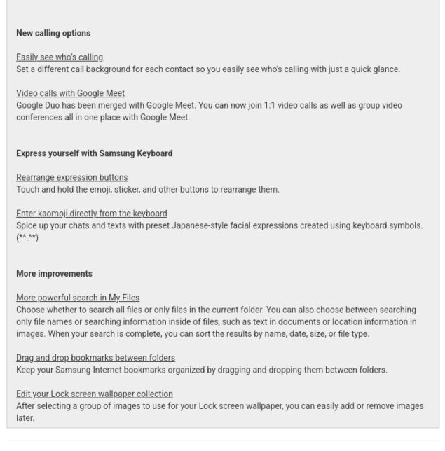 Changelog One UI 4.1.1 Samsung Galaxy Tab S6