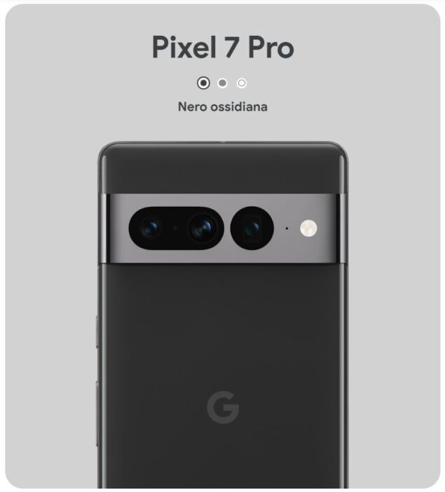 Google Pixel 7 Pro colori