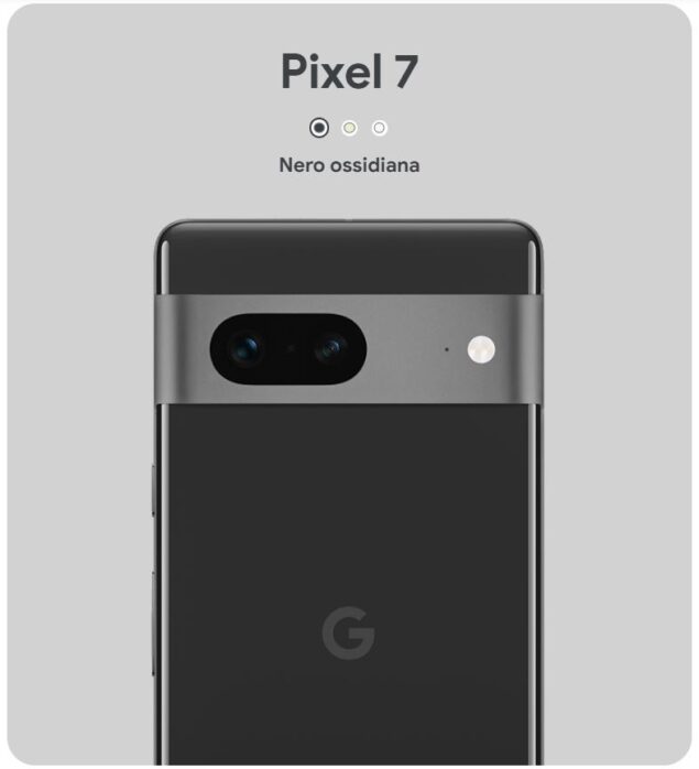 Google Pixel 7 colori