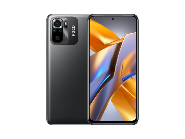 POCO M5s in colorazione Grey