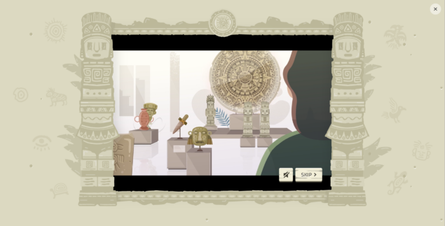 The Descent of the Serpent gioco Google Arts & Culture