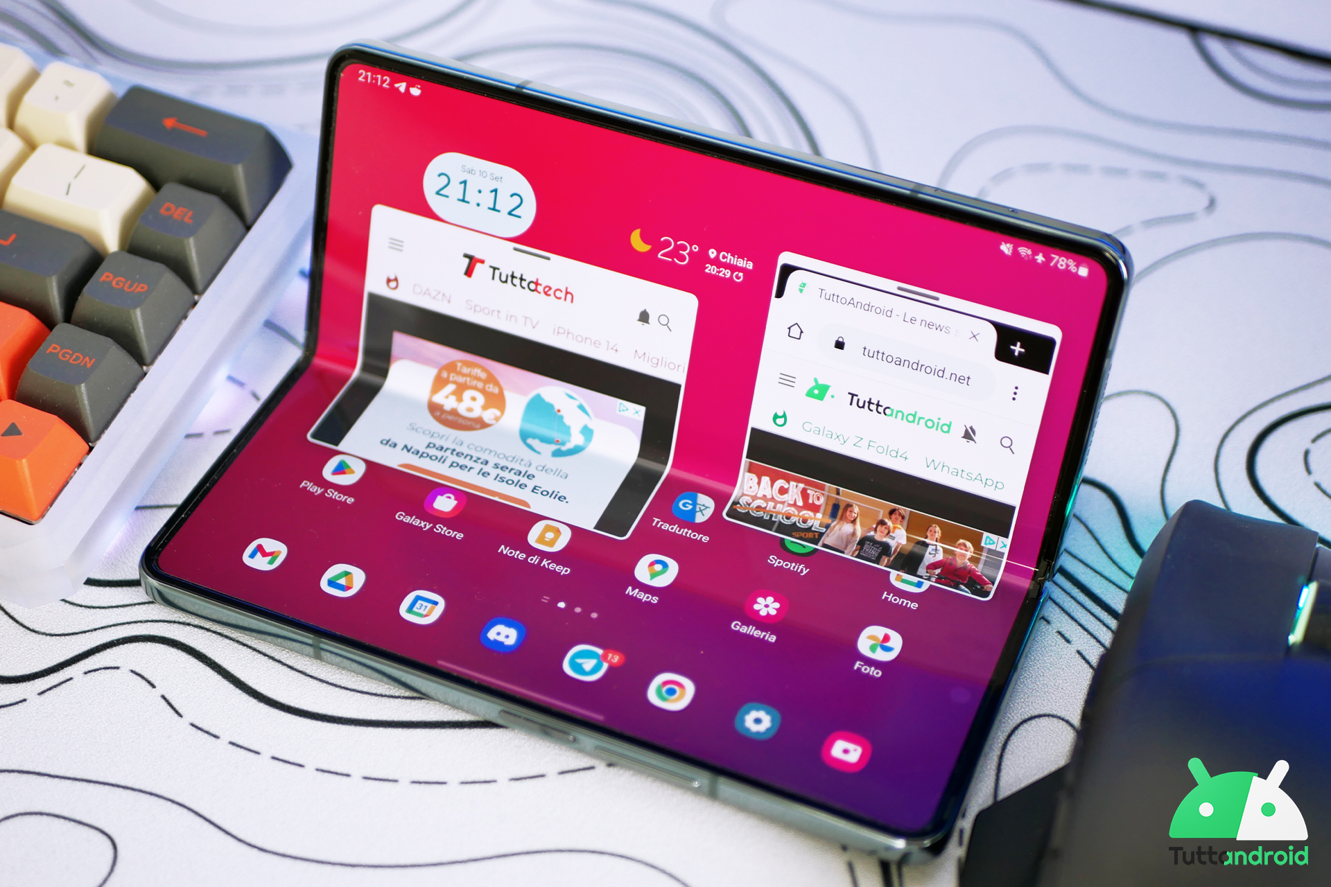 samsung galaxy z fold4 tta recensione ita