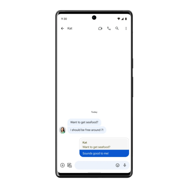 risposte dirette Google Messaggi