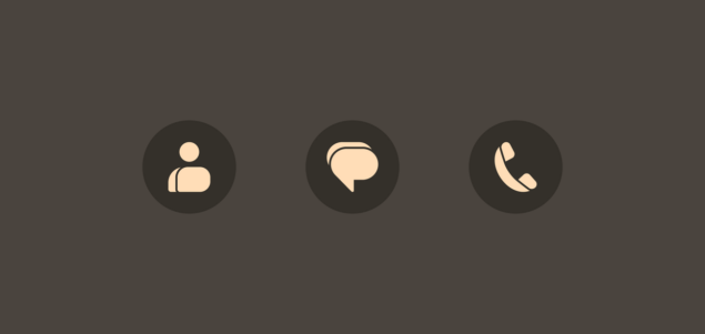 nuove icone Google Messaggi, Contatti e Telefono Material You