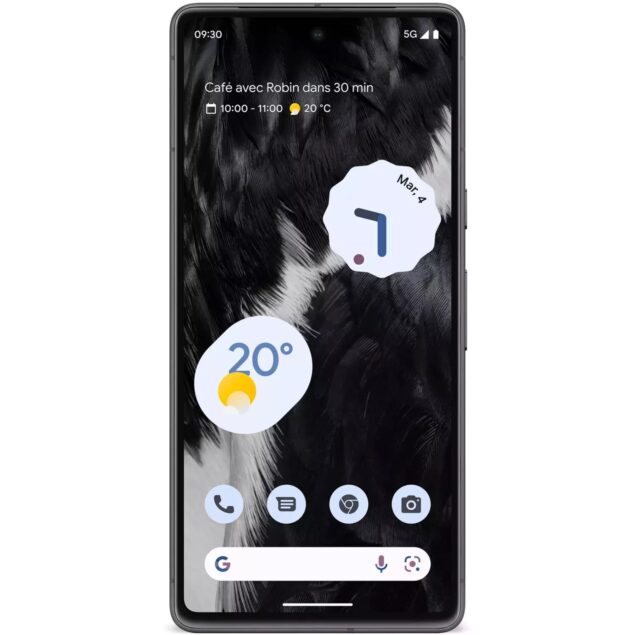 Google Pixel 7 Obsidian Front