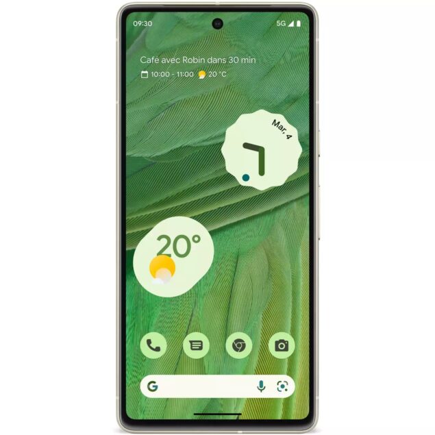 Google Pixel 7 Lemongrass Front