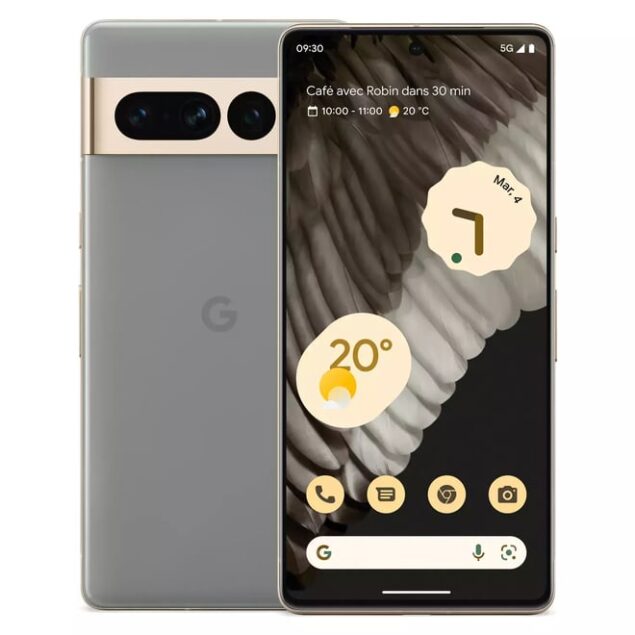 Google Pixel 7 Pro Hazel Front and Back