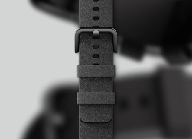 Google Pixel Watch Crafted Leather Band Obsidian