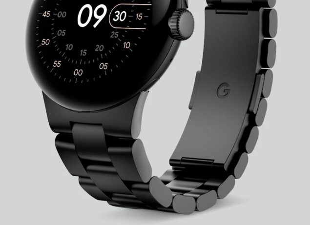 Google Pixel Watch Metal Links Band Matte Black
