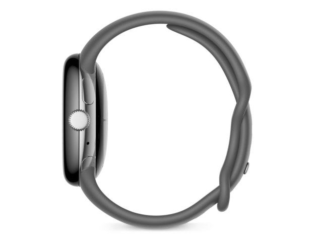 Google Pixel Watch Polished Silver Charcoal