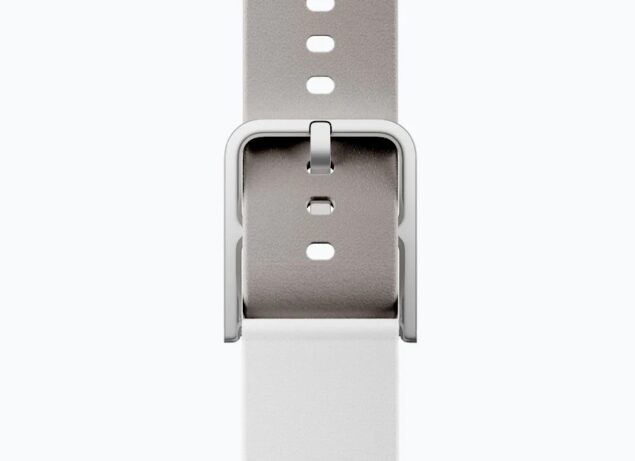 Google Pixel Watch Two-Tone Leather Band Chalk