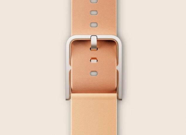 Google Pixel Watch Two-Tone Leather Band Linen
