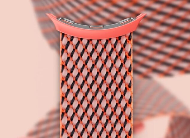 Google Pixel Watch Woven Band Coral