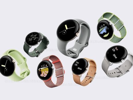Google Pixel Watch in tutte le colorazioni e con vari cinturini dal materiale pubblicitario trapelato