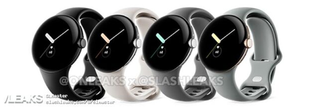 Google Pixel Watch materiale pubblicitario