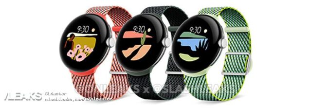 Google Pixel Watch materiale pubblicitario