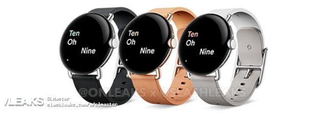 Google Pixel Watch materiale pubblicitario