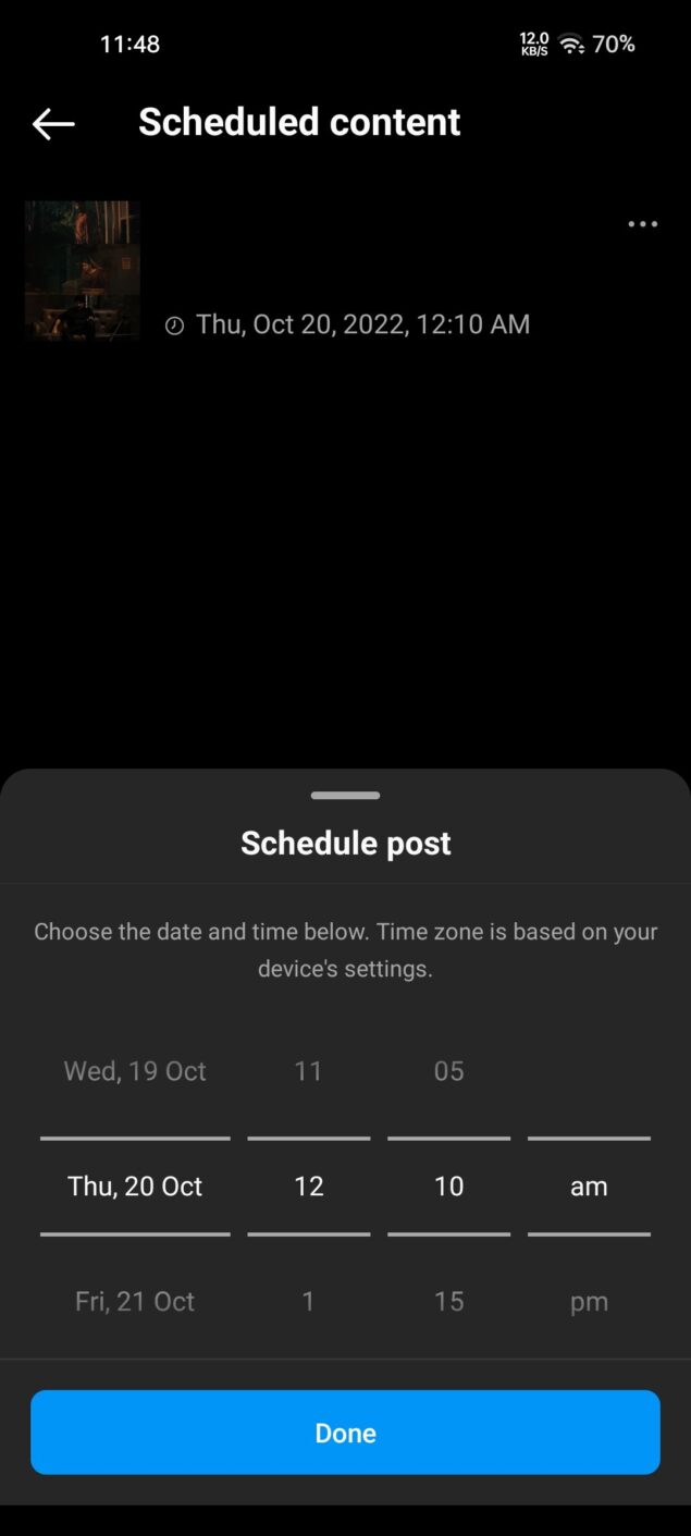 Instagram è al lavoro su uno strumento per la programmazione di post e Reel