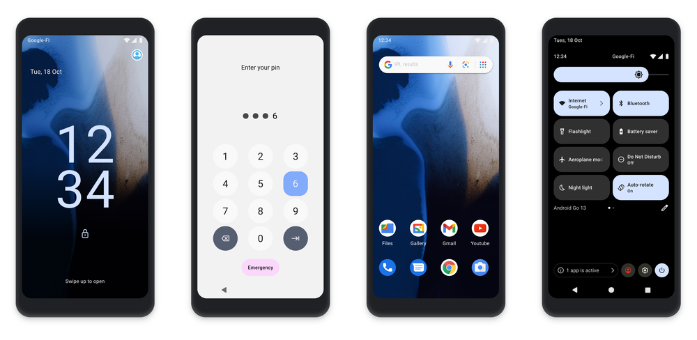 Android 13 (Go edition) riceve il Material You
