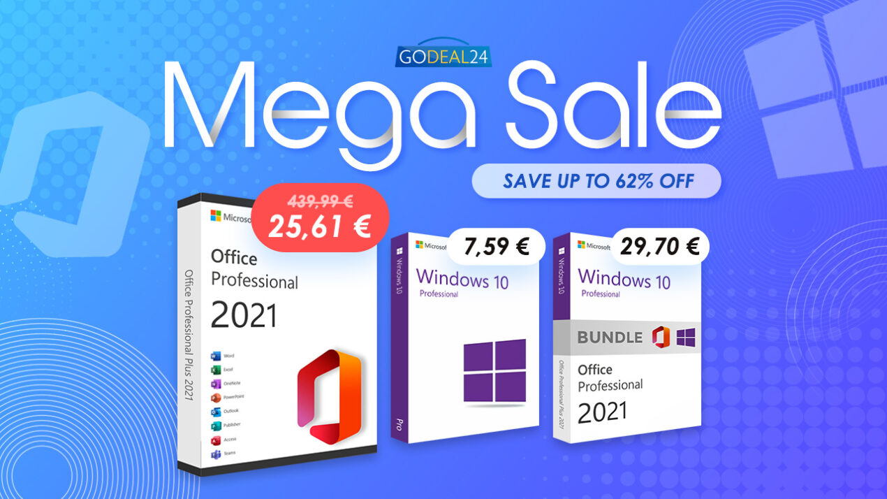 Con la Mega Sale di Godeal24 Office 2021 è vostro da poco più di 13 euro