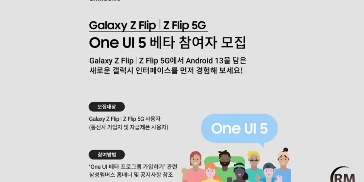 Samsung Galaxy ZFlip One UI 5 Beta