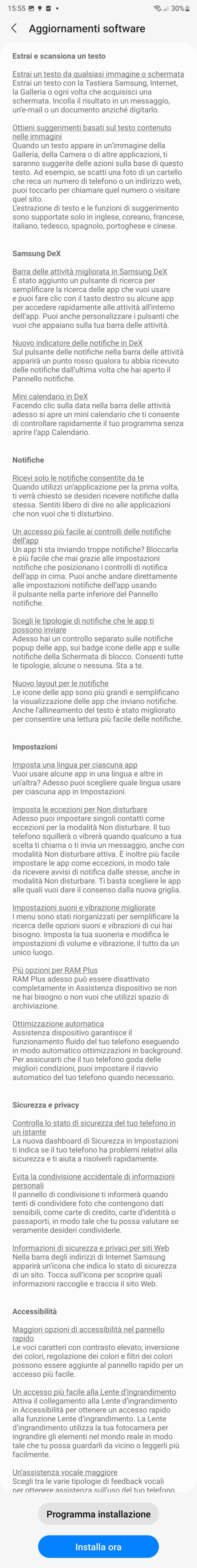 Changelog: One UI 5.0 su Galaxy S22 Ultra