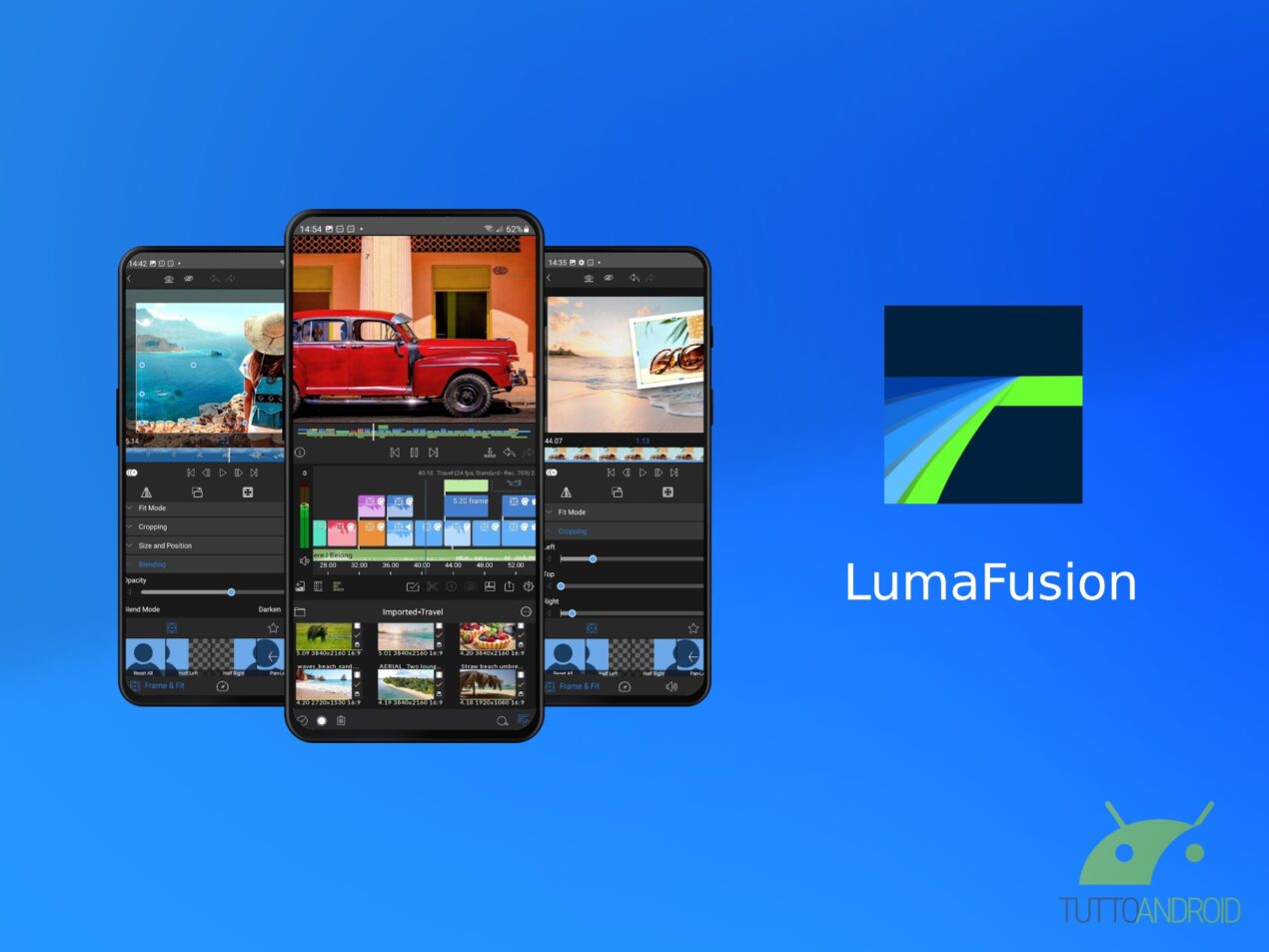 L'app di video editing LumaFusion è disponibile per Android, ma costa un botto