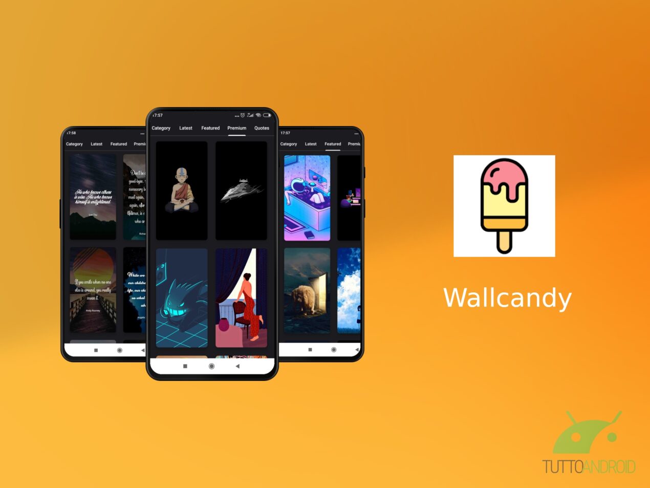 L'app Wallcandy offre oltre 10.000 opere d'arte da utilizzare come sfondo