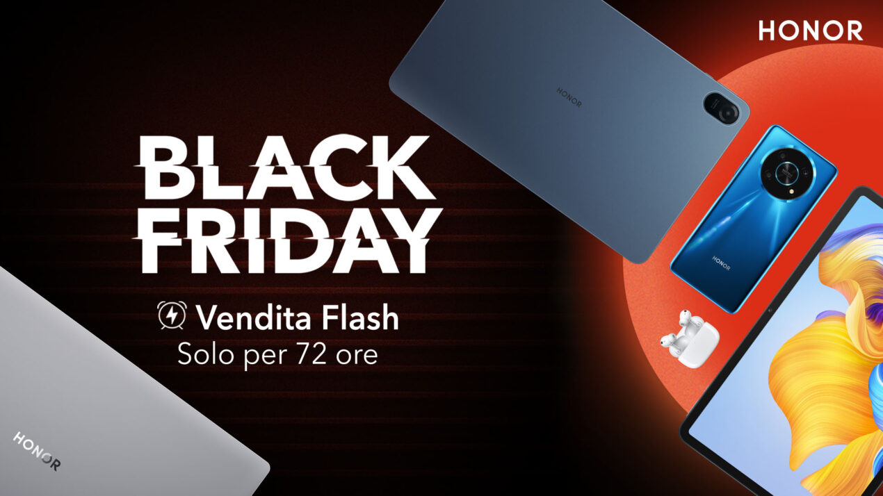 HONOR anticipa il Black Friday con nuovi sconti flash per questo weekend