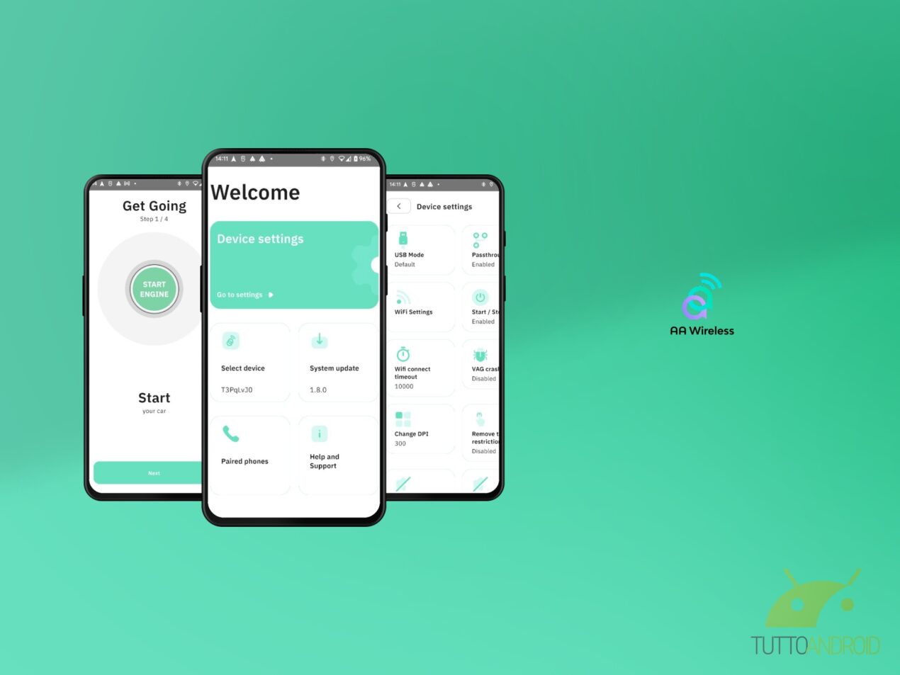 L'app AAWireless per Android Auto si rifà il look con un'interfaccia rinnovata