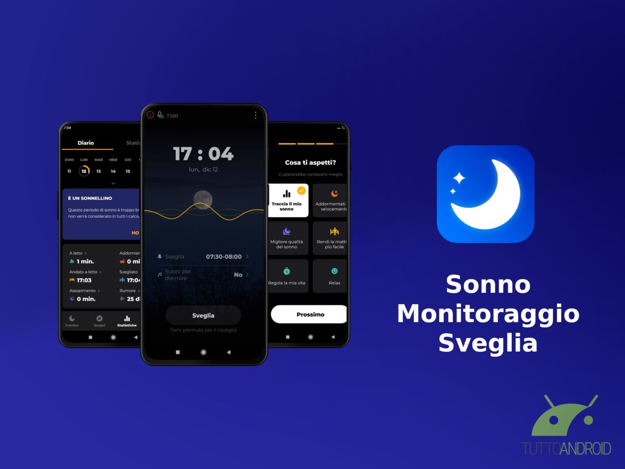 Quest'app permette di analizzare e migliorare la qualità del sonno