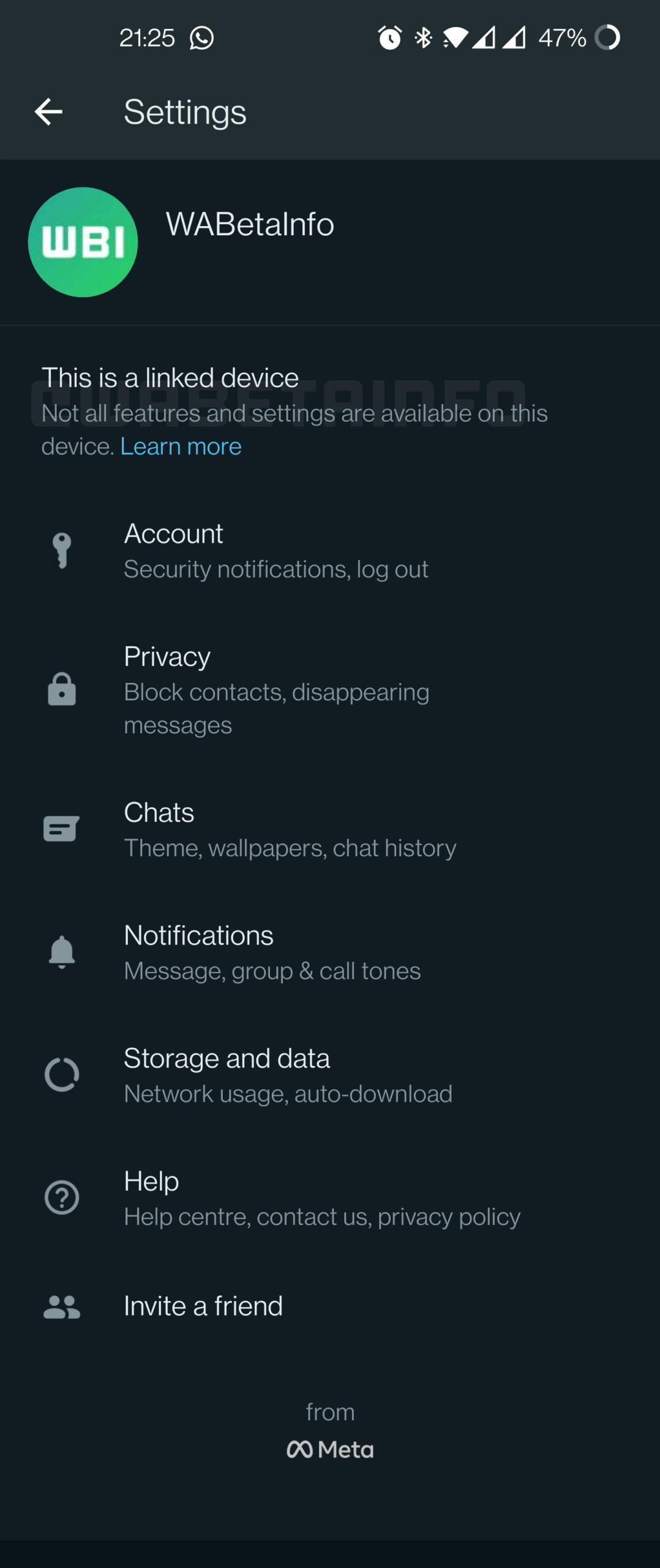 WhatsApp Beta