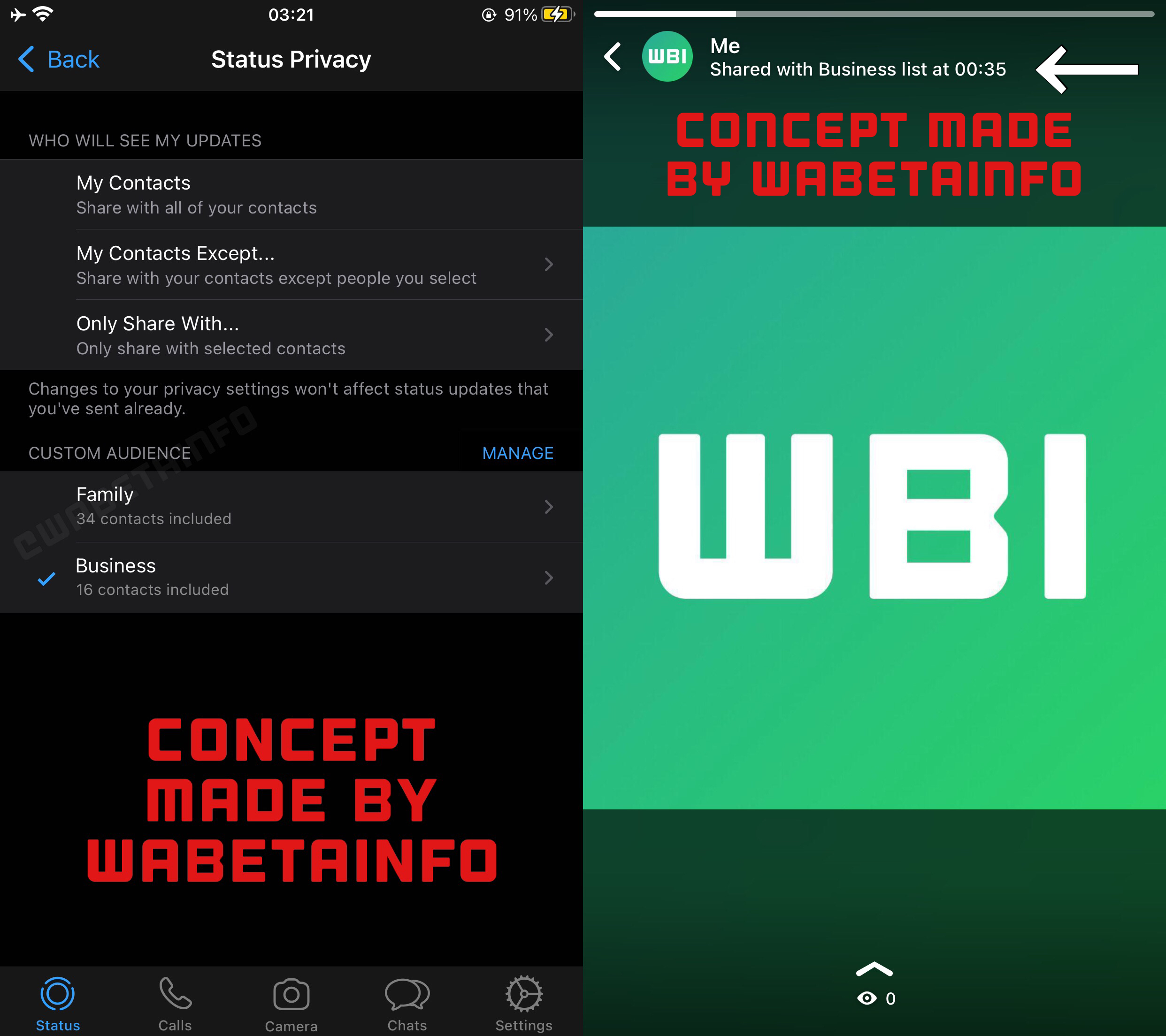 WhatsApp concept
