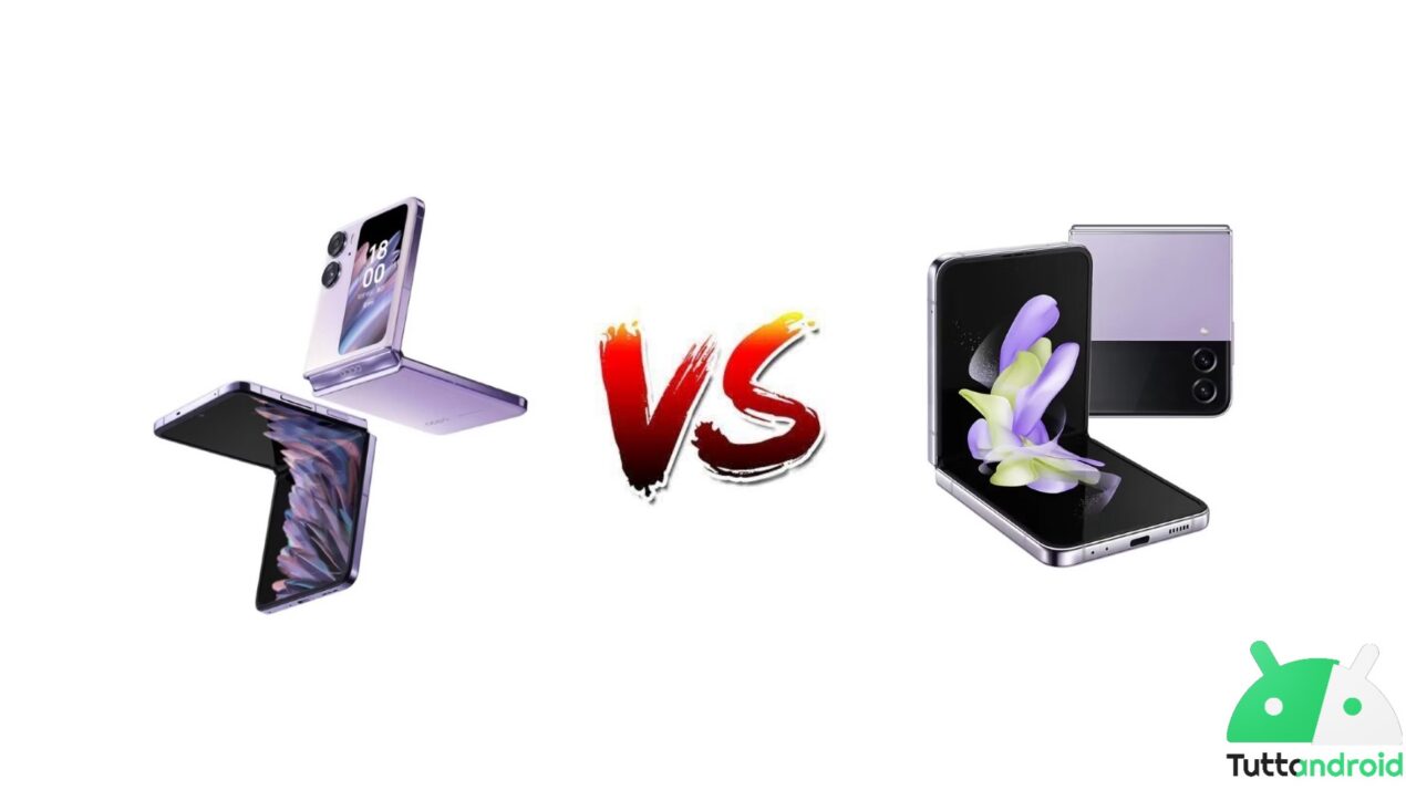 Sfida tra pieghevoli: differenze tra OPPO Find N2 Flip e Samsung Galaxy Z Flip4