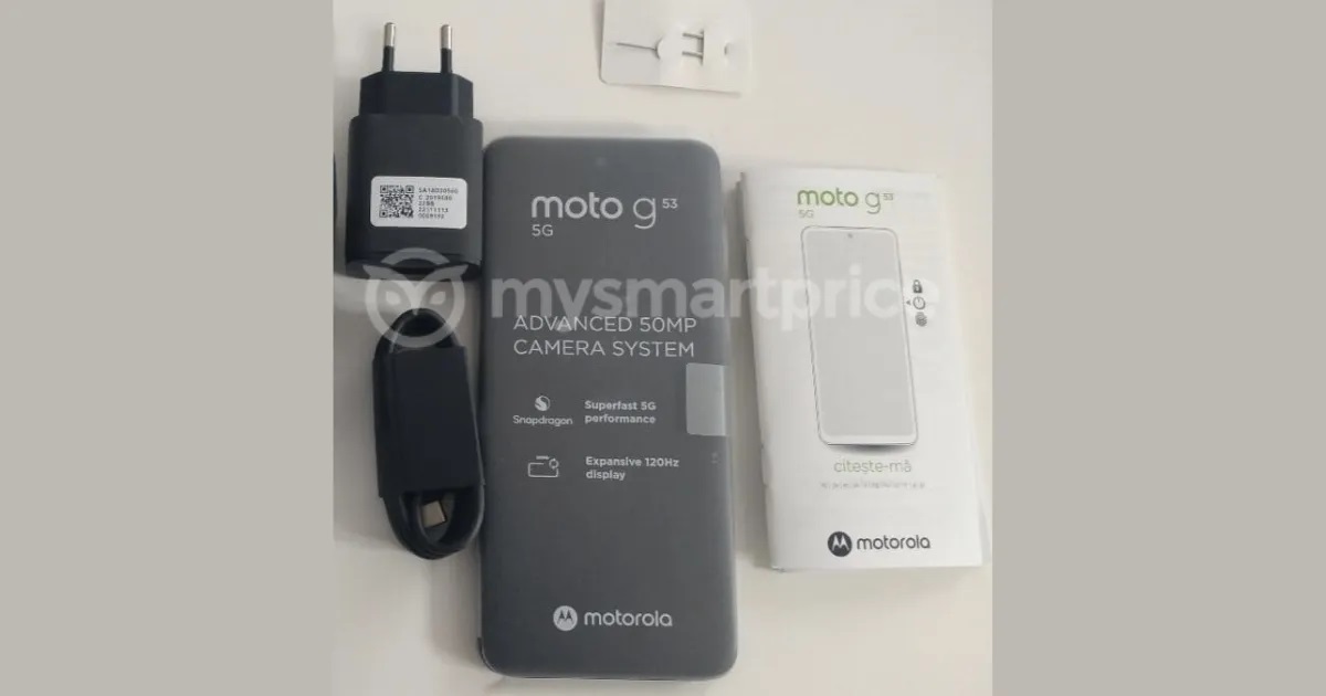 Moto G53 5G foto leak