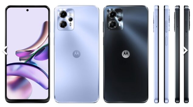Motorola Moto G13 render a