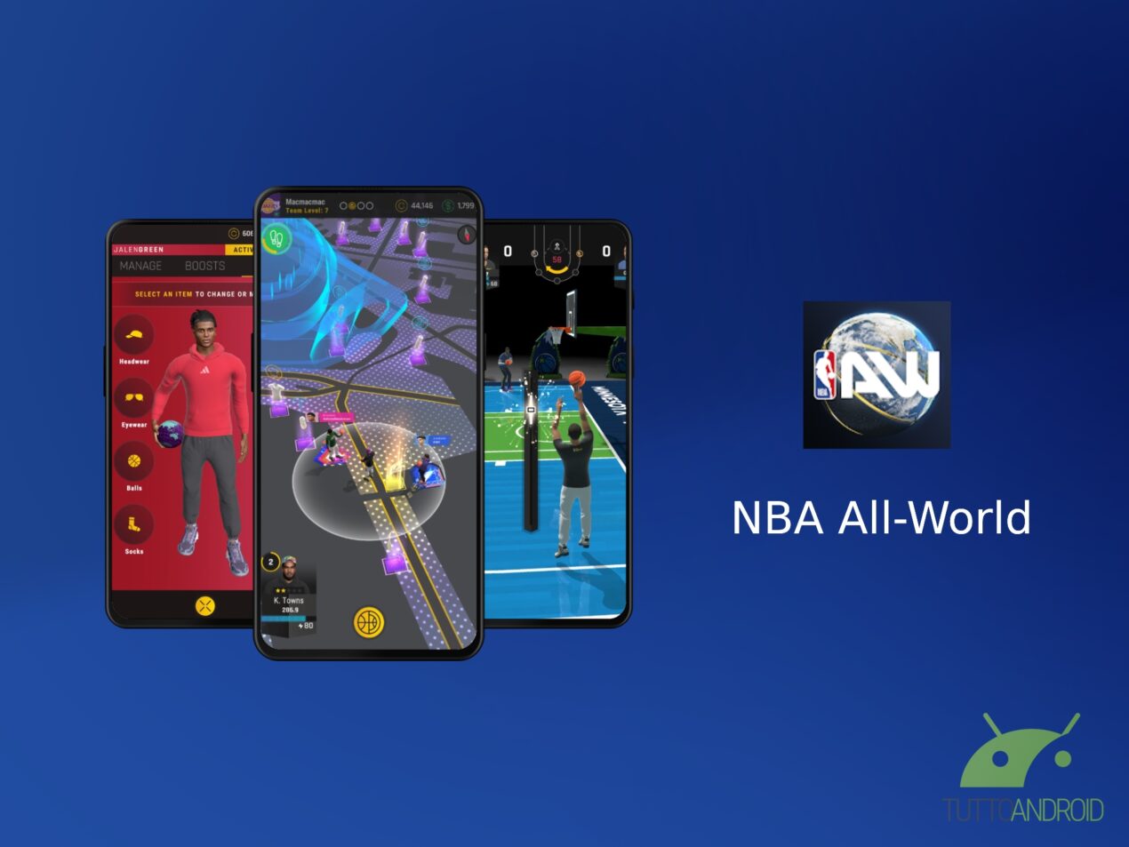 NBA All-World unisce la realtà aumentata al mondo del basket NBA