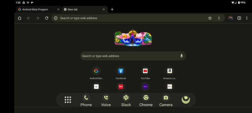 Novità per la barra delle applicazioni sui dispositivi dal grande schermo in Android 14