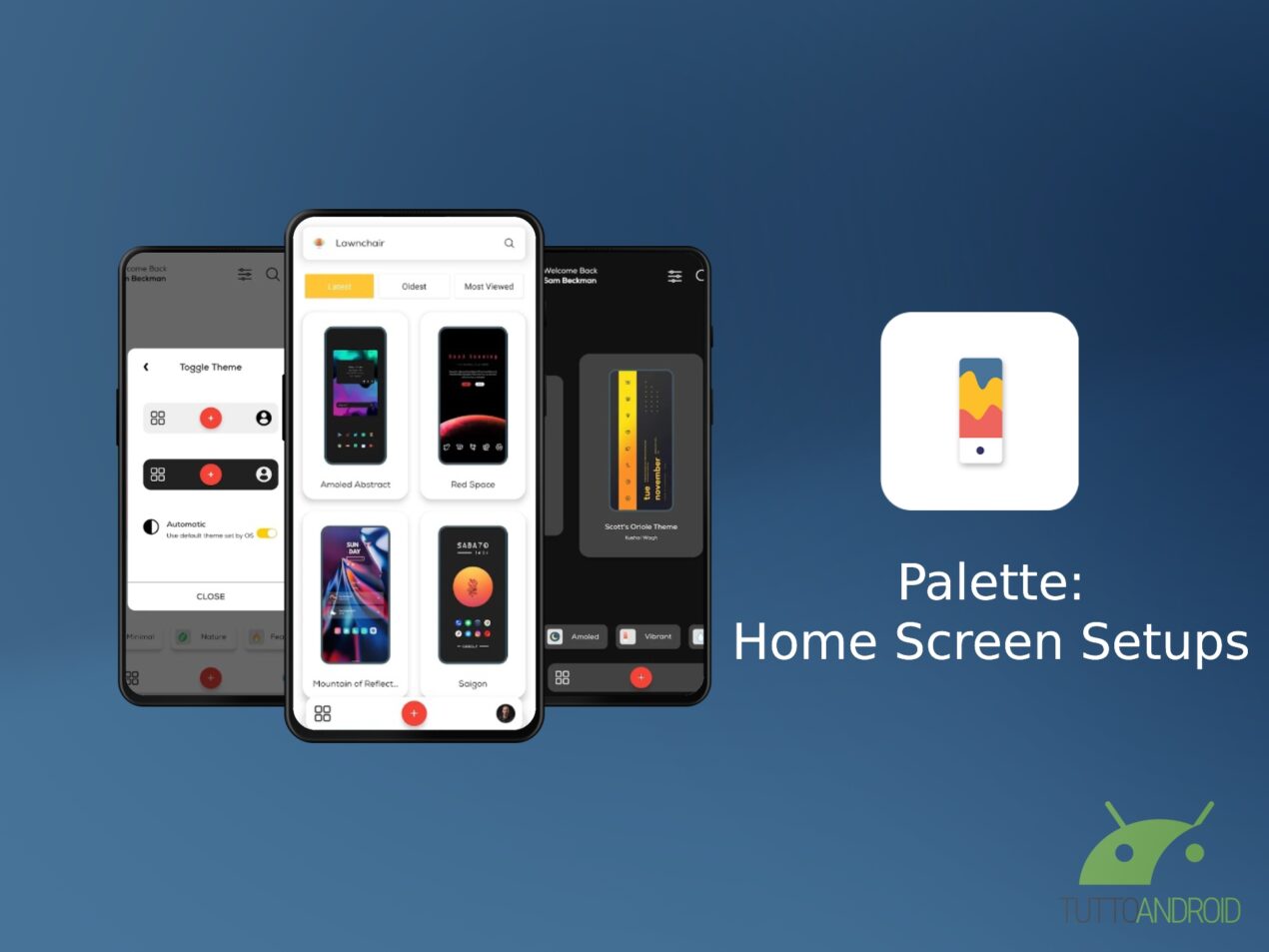 Palette: Home Screen Setups permette di creare fantastiche schermate iniziali