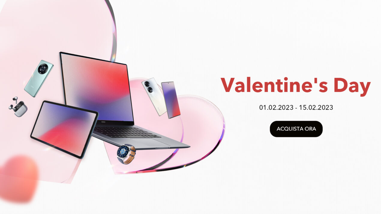 HONOR lancia le offerte di San Valentino: smartphone, tablet e altro in sconto