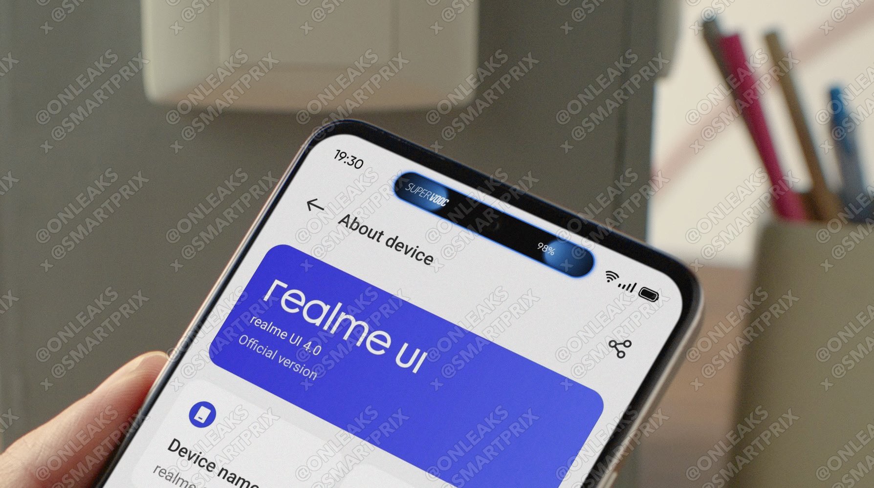 possibile immagine di Realme GT Neo5 SE, dotato della Dynamic Island