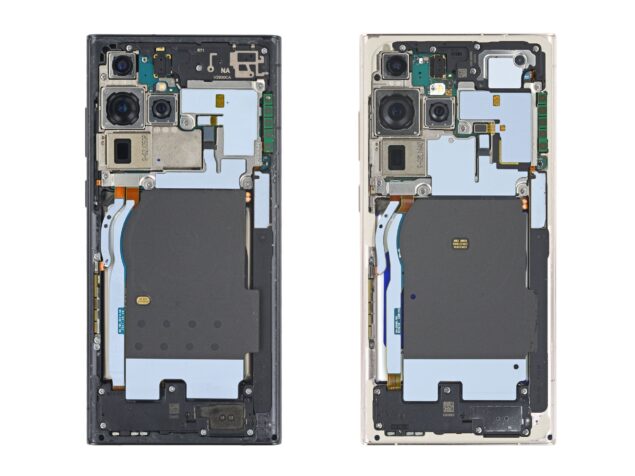 interno Samsung Galaxy S22 Ultra vs s23 Ultra