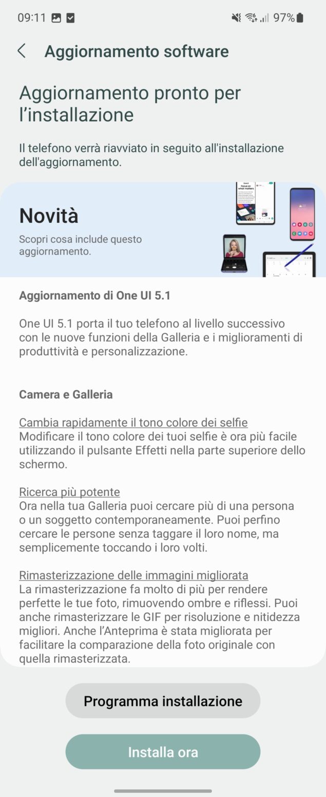 Samsung Galaxy Z Flip3 aggiornamento febbraio 2023 - changelog parte 1