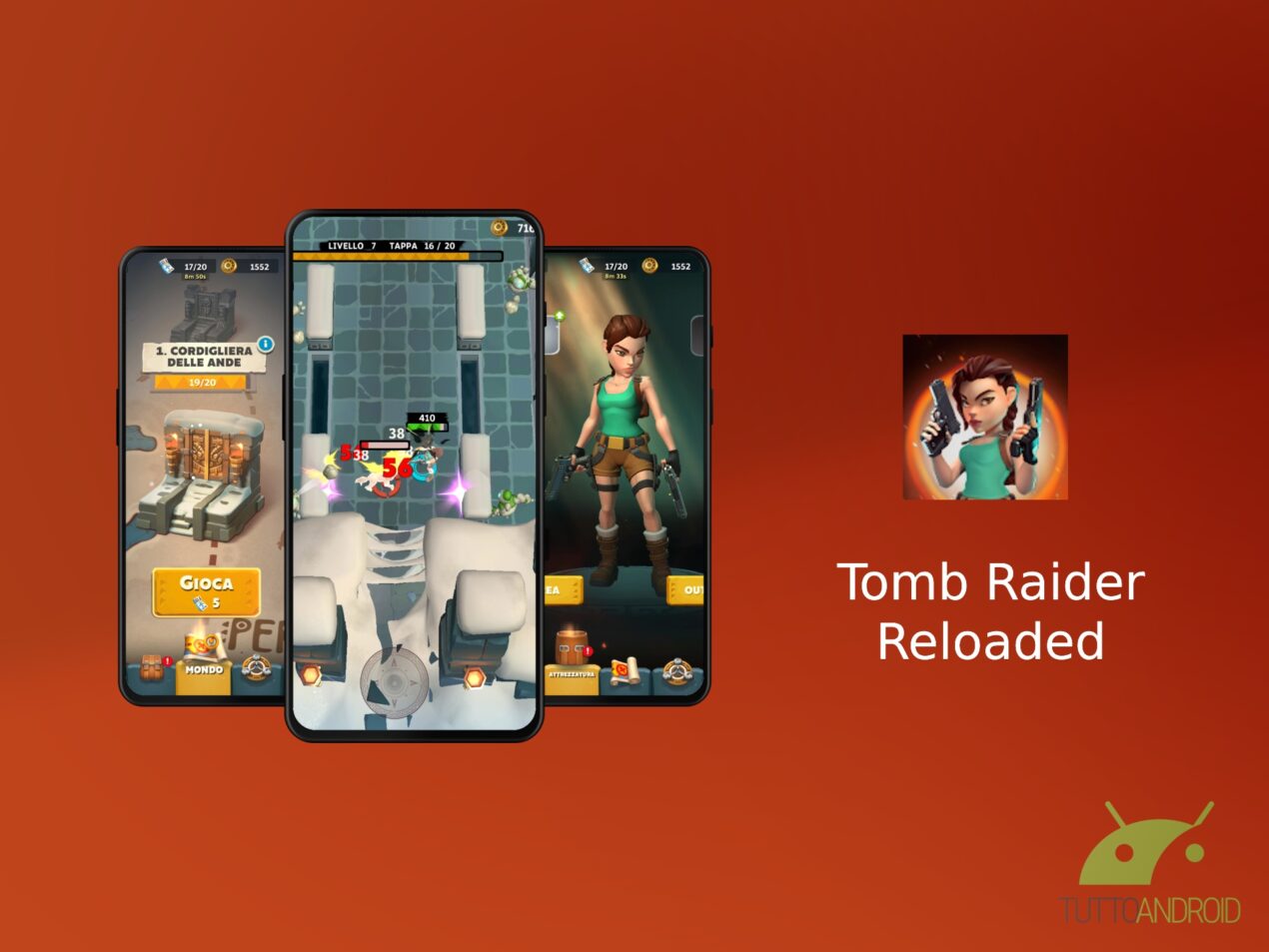 Lara Croft torna su smartphone e tablet con Tomb Raider Reloaded