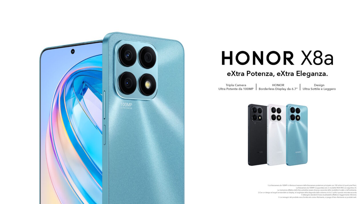 HONOR X8a arriva in Italia con una sorpresa inclusa nel prezzo