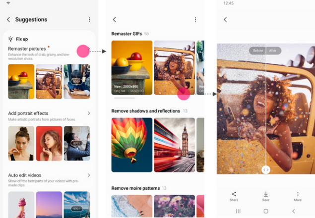 novità Galleria One UI 5.1