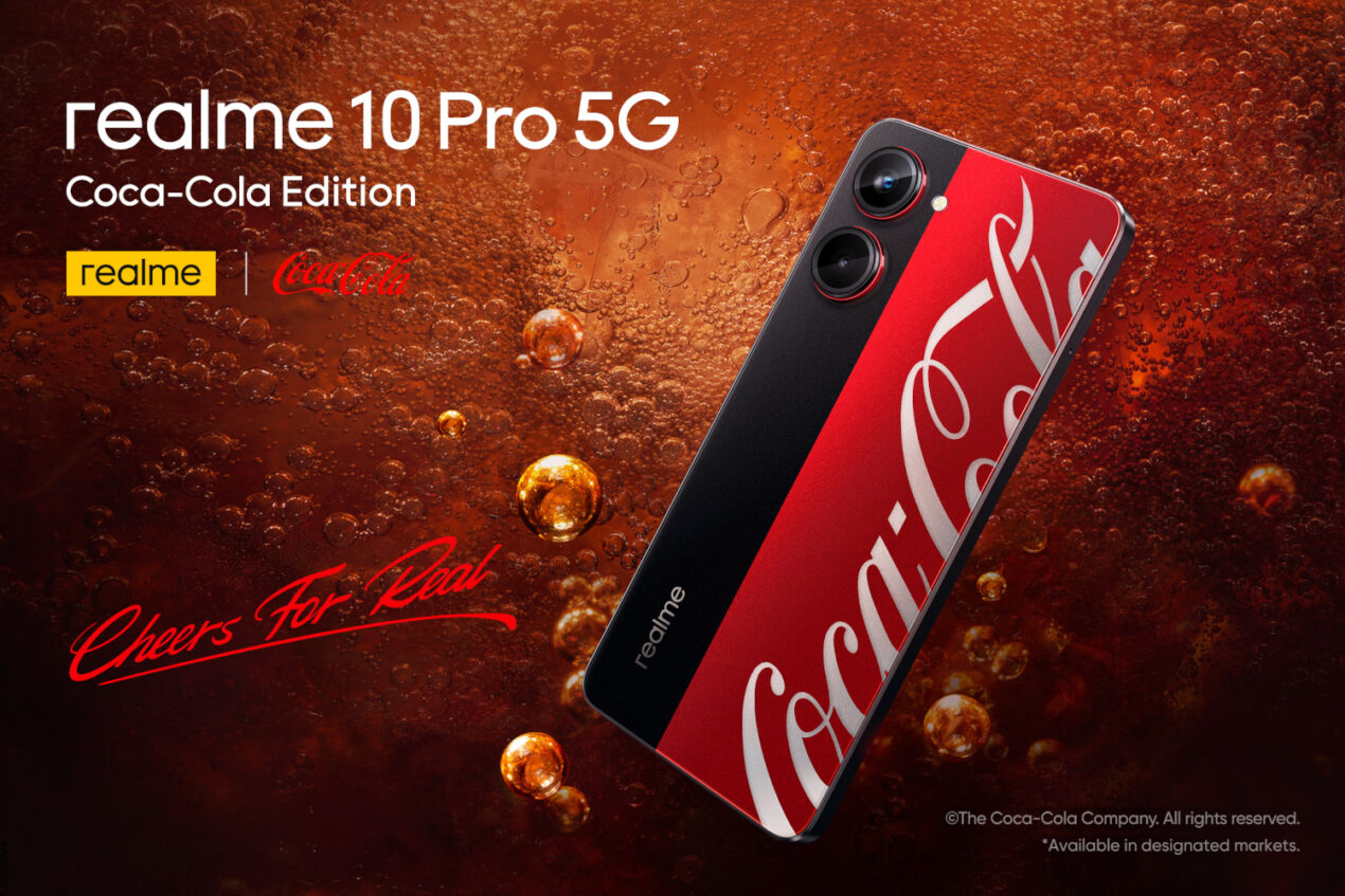 Realme 10 Pro 5G Coca-Cola Edition è ufficiale e stuzzica collezionisti e fan