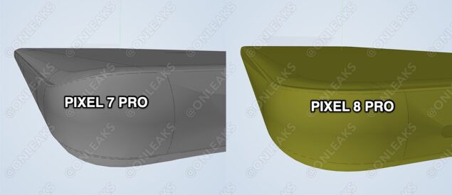 Google Pixel 7 Pro vs Google Pixel 8 Pro - bordi a confronto