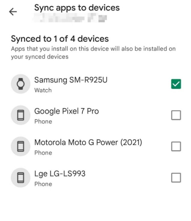 Google Play Store sincronizzazione app wear os