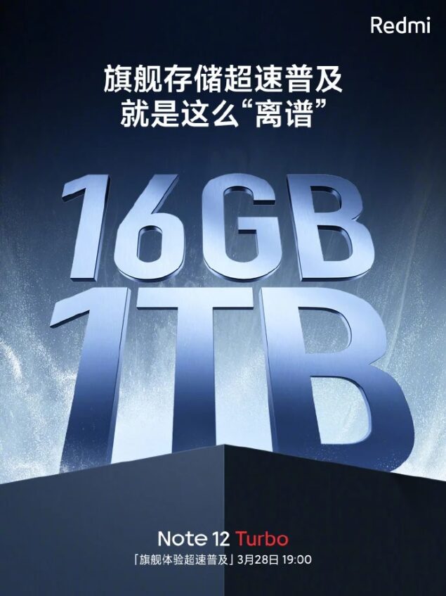 Redmi Note 12 Turbo